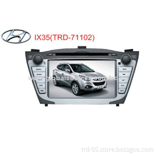 In-dash 2-DIN DVD and GPS Player w/ 8'' Touchscreen, TV/Bluetooth/iPod/Rear Camera, Hyundai Elantra